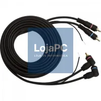 Cabo 2 RCA  M/ 2 RCA M 1,5 m Preto — imagem 3