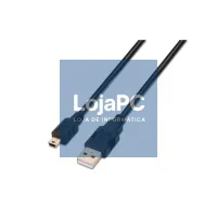 Cabo USB 2.0 tipo A/mini B 12p 1.80m Preto — imagem 3