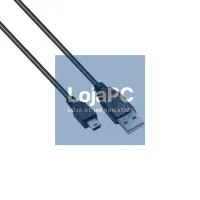 Cabo USB 2.0 tipo A/mini B 12p 1.80m Preto — imagem 4