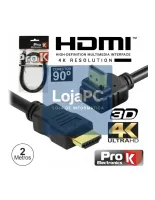 Cabo HDMI M/M 2mts Preto — imagem 1