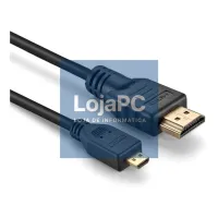 Cabo HDMI p/ micro HDMI 1.80 m Preto — imagem 2