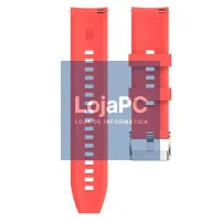 Universal Strap 22mm Amazfit GTR / Stratos / Huawei / Samsung / COOL Rubber Red — imagem 3