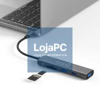 Universal Type-C Hub COOL 5 in 1 (3 x USB 3.0 + SD + Micro SD) — imagem 2