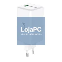 Universal Ultra Fast Triple (PD) 2 x Type-C + USB COOL Network Charger (100W) GaN White — imagem 4