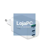Universal Ultra Fast Triple (PD) 2 x Type-C + USB COOL Network Charger (65W) GaN White — imagem 1