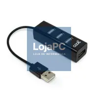 Universal USB 2.0 Hub COOL 4 USB Ports Black — imagem 1