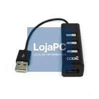 Universal USB 2.0 Hub COOL 4 USB Ports Black — imagem 4