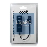 Universal USB 2.0 Hub COOL 4 USB Ports Black — imagem 2
