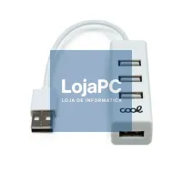 Universal USB 2.0 Hub COOL 4 USB Ports White — imagem 2