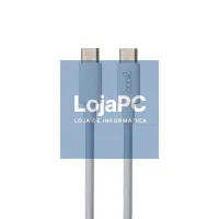 USB Cable COOL Universal TYPE-C to TYPE-C (3 meters) White 3 Amp — imagem 3