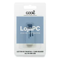 USB Universal Memory Card Reader COOL (All in One) White — imagem 4