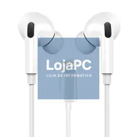 White Headphones COOL Stereo With Microphone for iPhone - IN-EAR rubber (Lightning Bluetooth) — imagem 2