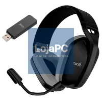 Wireless Stereo PC / PS4 / PS5 Gaming Headphones COOL Newton 3 in 1 Black — imagem 3