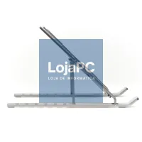 iggual Suporte elevador dobrável portátil 17" cinzento — imagem 2