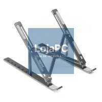 iggual Suporte elevador dobrável portátil 17" cinzento — imagem 1