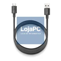 NGS CABO CARGA RAPIDA USB-A A USB-C 1M PRETO — imagem 1