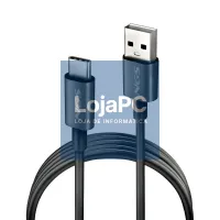 NGS CABO CARGA RAPIDA USB-A A USB-C 1M PRETO — imagem 2