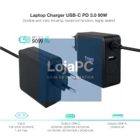 Tooq Carregador portátil conector USB-C 90W — imagem 2
