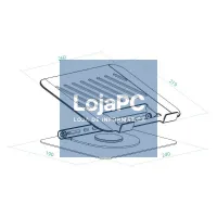 Tooq Suporte de mesa 360º dispositivos 11-17" Prateado — imagem 5