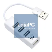EWENT EW1122 MINI-HUB USB 4 PORTAS BRANCO — imagem 1