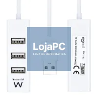 EWENT EW1122 MINI-HUB USB 4 PORTAS BRANCO — imagem 5