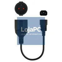 Nanocable Cabo Adaptador C14/M a CEE7/H, 25cm — imagem 3