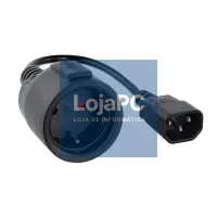 Nanocable Cabo Adaptador C14-M a CEE7-H, 50cm — imagem 1