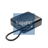 Gembird Powerbank sem fios 10000 mAh Preto — imagem 3