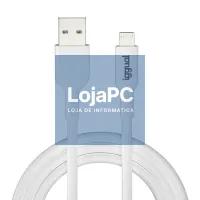 iggual cabo USB-A/micro-USB 100 cm branco — imagem 1