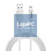 iggual cabo USB-A/Lightning 100 cm branco — imagem 1