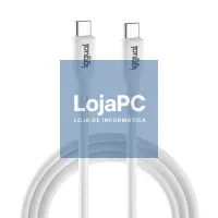 iggual Cabo USB-C/USB-C 100 cm branco Q3.0 3A 60W — imagem 1