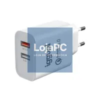 iggual Carregador duplo 2xUSB carga rápida QC3.0 30W — imagem 1