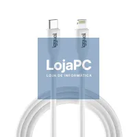 iggual cabo USB-C/Lightning 100 cm branco Q3.0 3A — imagem 1