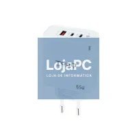 TOOQ Carregador parede GAN 2xUSB-C 1xUSB-A 45W+20W — imagem 1