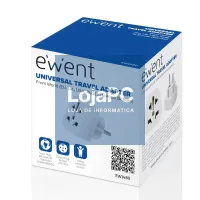 EWENT Adaptador de viaje universal — imagem 3