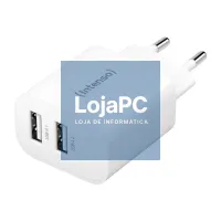 Intenso | Carregador parede W24AA|2xUSB-A|branco — imagem 1