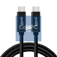 iggual Cabo USB-C 3.2 Gen2x2 100W 5A 4K 1m nylon — imagem 3