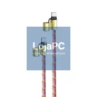 Intenso Lanyard Cabo USB-C C 1,65 m Neon mix — imagem 1