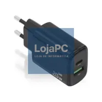 Aisens Carregador GaN 20W USB-C PD 3.0 USB-A QC3.0 — imagem 1