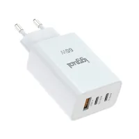 iggual Carregador triplo USB-A + 2 x tipo C GaN 65W — imagem 1