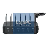 EWENT estação de carga 6 USB 130w Relógio-Auric — imagem 5
