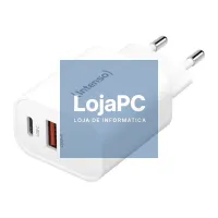 Intenso | Carregador parede W30AC|USB-A y C Preto — imagem 1