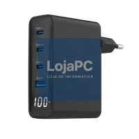 Gembird Carregador rápido USB GaN 4 P 100 W LCD — imagem 1
