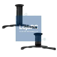 Tooq PJ1010TN-B Suporte Proy. Tecto girat/incli N — imagem 3