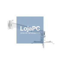 iggual SPTP01 Suporte projector tecto parede branco — imagem 3