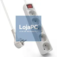 EWENT EW3955 Extensão 5 Tomadas / 1 interruptor 1.5m — imagem 1