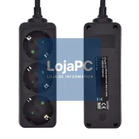 Ewent Ew3959 Extensão 3 tomadas Preto — imagem 3