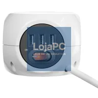 Ewent EW3939 EXTENSÃO CUBO 3 TOMADAS/3 USB BRANCO — imagem 3