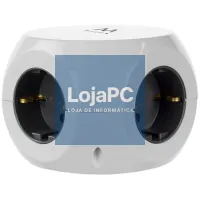 Ewent EW3939 EXTENSÃO CUBO 3 TOMADAS/3 USB BRANCO — imagem 2