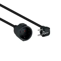Nanocable Cabo Alim. Extensão schuko preto 3 M — imagem 1